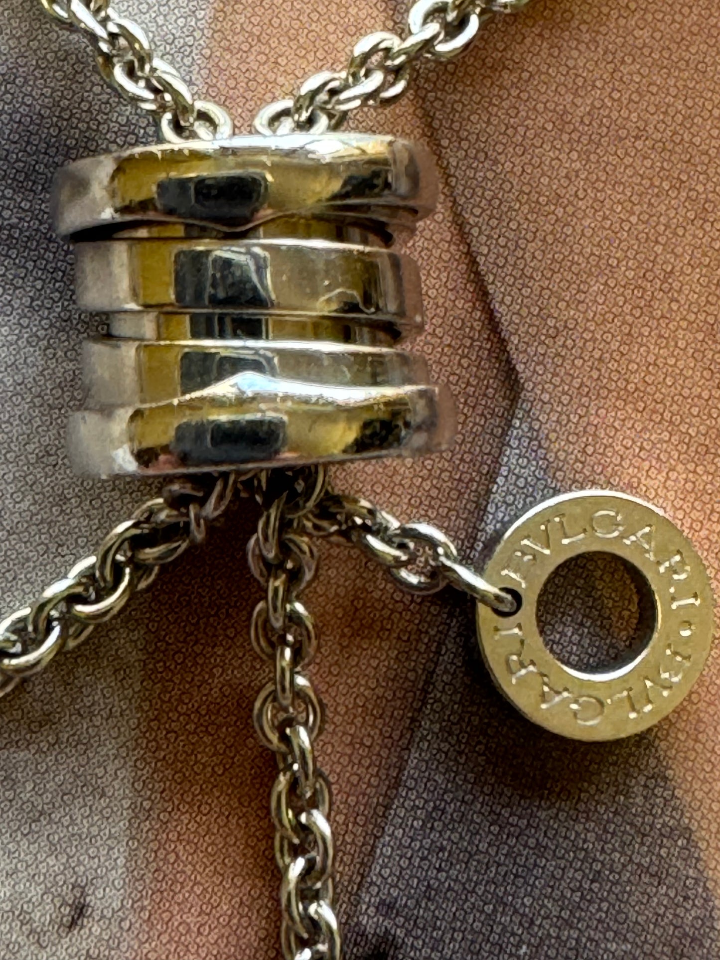Bvlgari Bzero1 White Gold Necklace