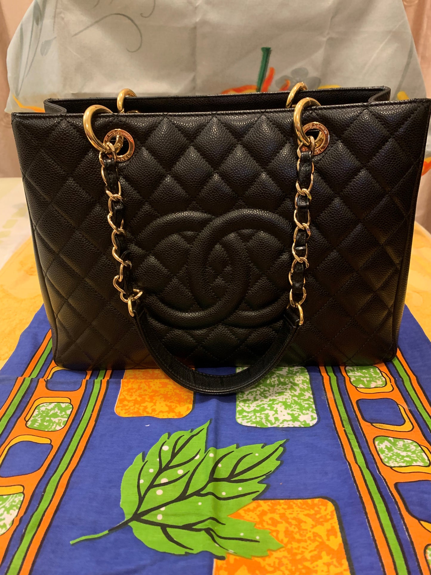 Chanel Grand Shopping Tote ( GST ) Caviar leather