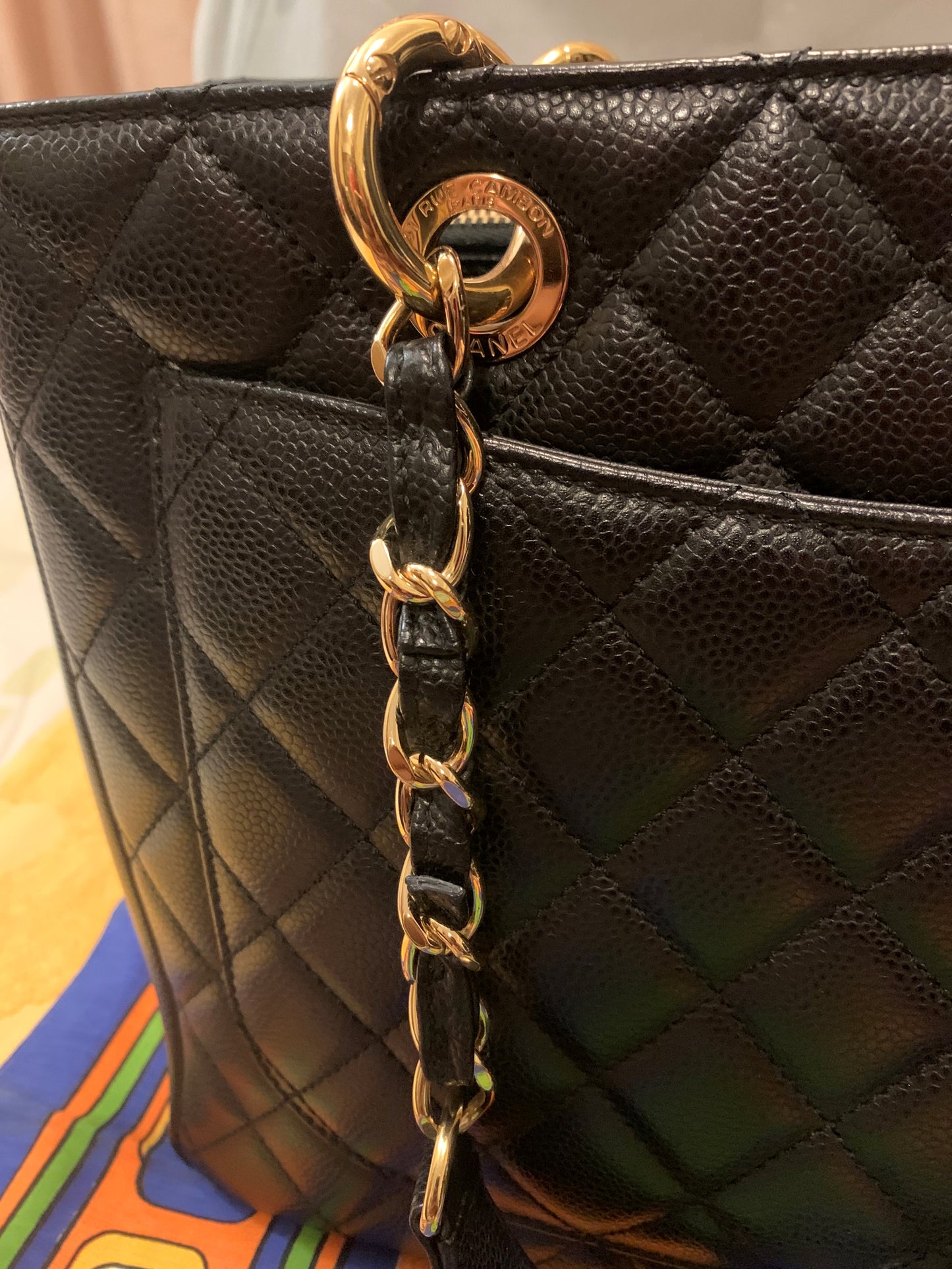 Chanel Grand Shopping Tote ( GST ) Caviar leather