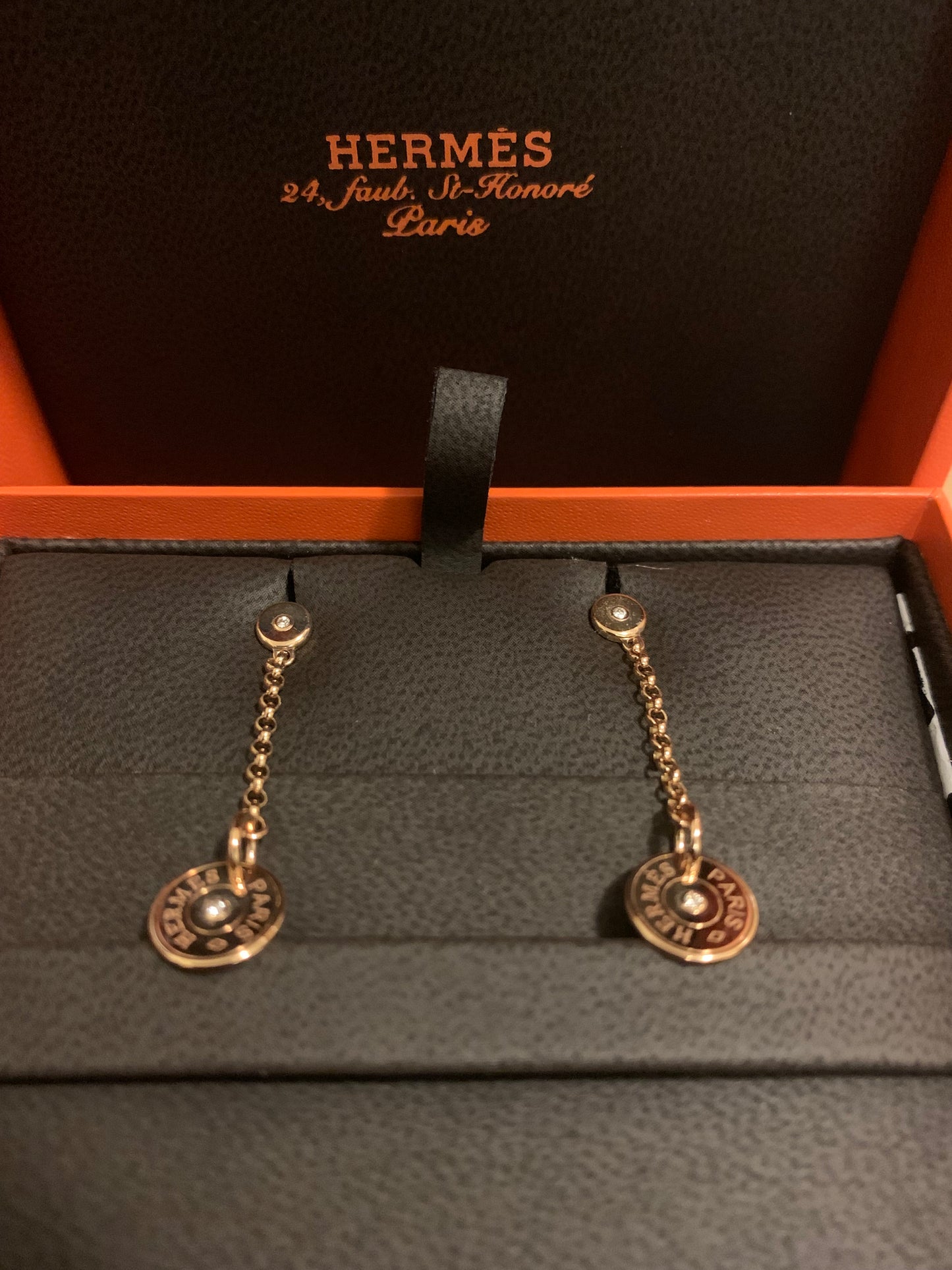 Hermes Gambade Clou de Selle Earrings