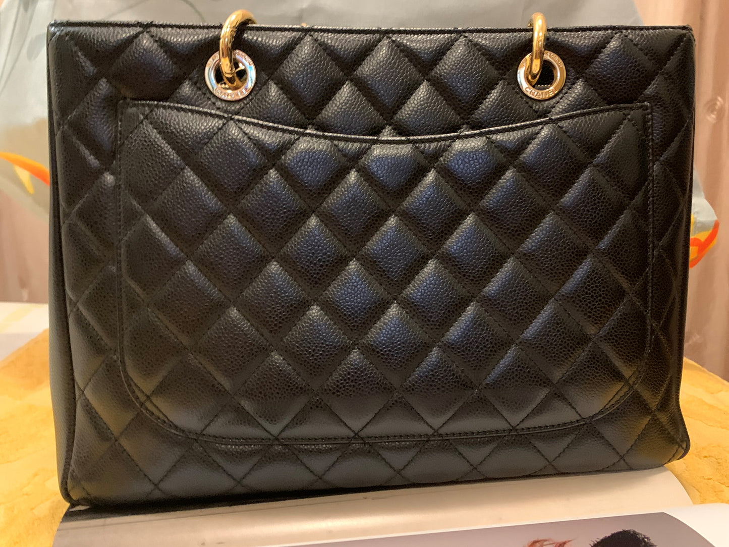 Chanel Grand Shopping Tote ( GST ) Caviar leather