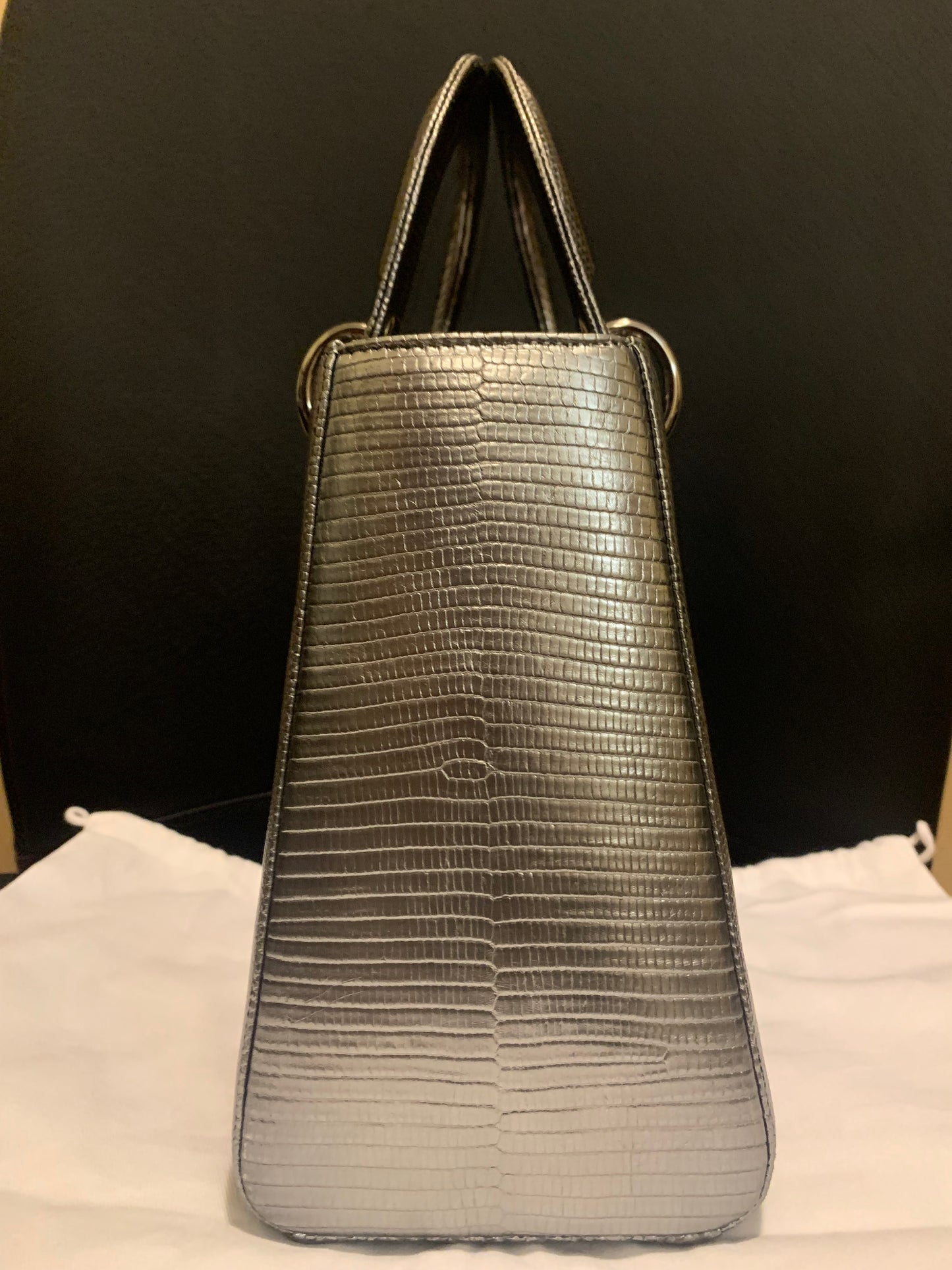 Medium Lady Dior Bag Exotic Lizard Skin