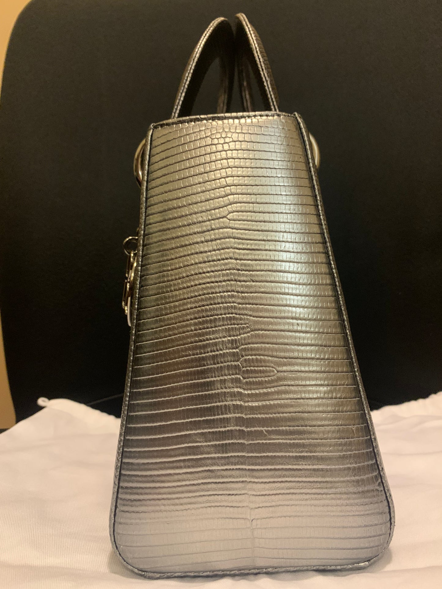 Medium Lady Dior Bag Exotic Lizard Skin