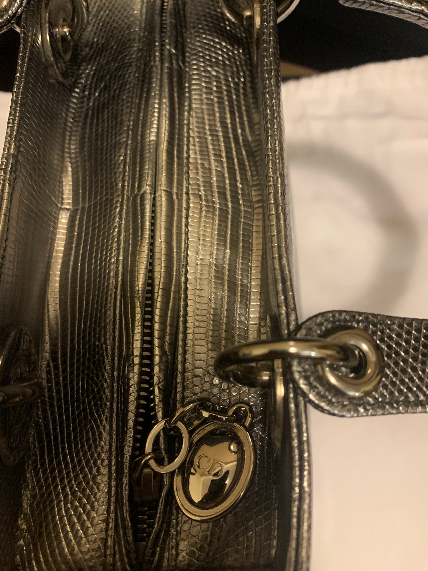 Medium Lady Dior Bag Exotic Lizard Skin