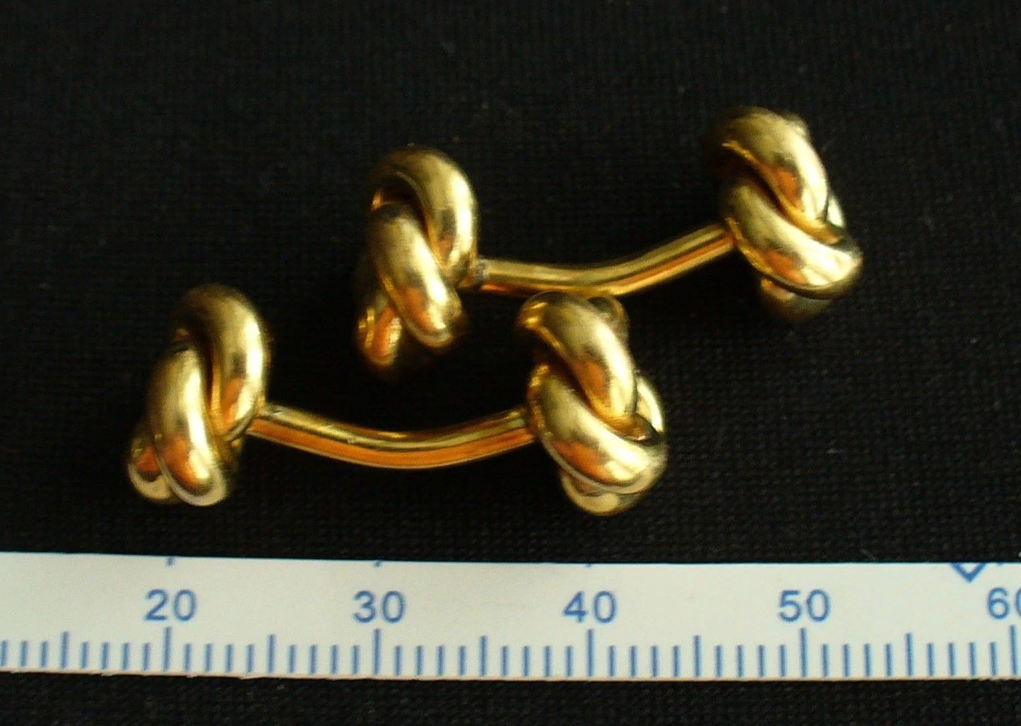 14K Yellow Gold Loveknots Cufflinks