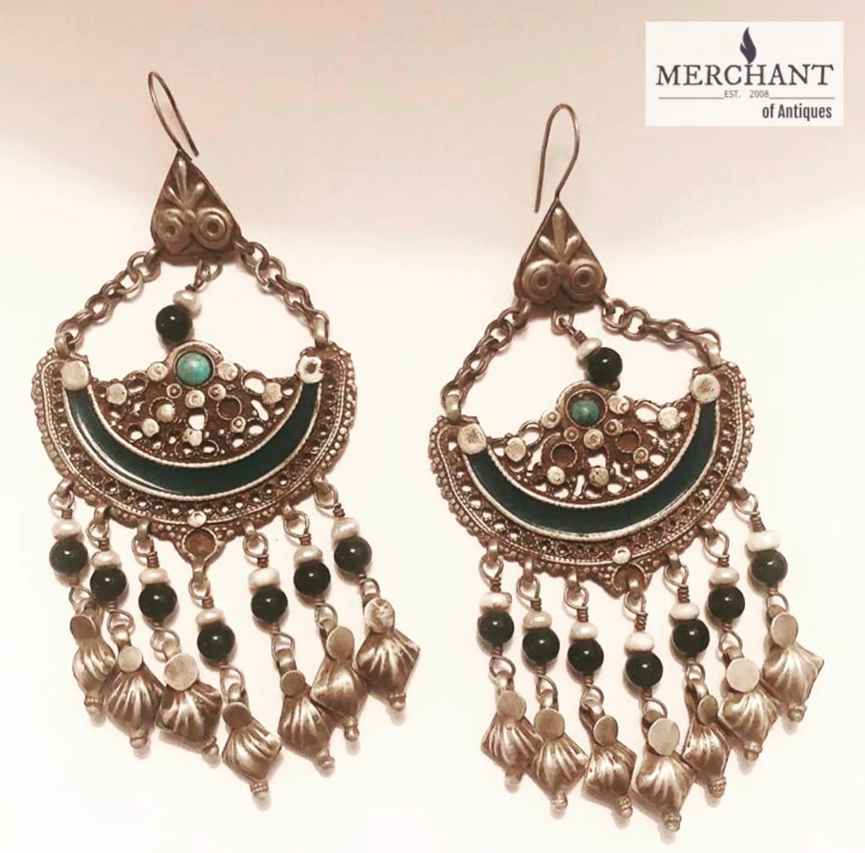 Antique Silver Earrings