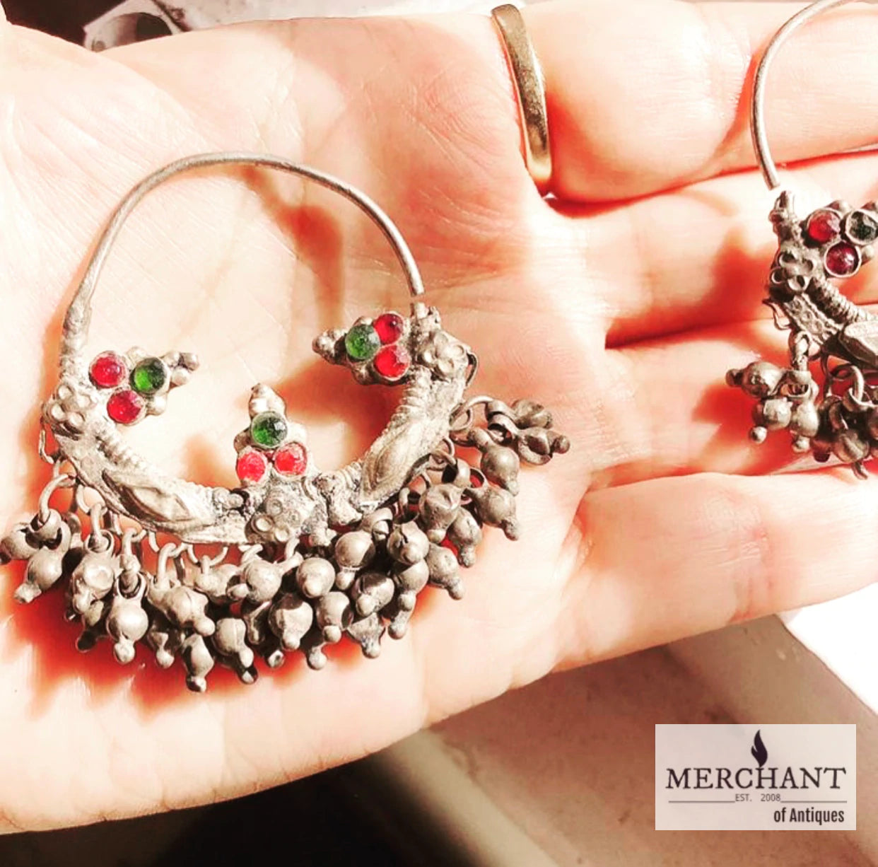 Antique Silver Earrings