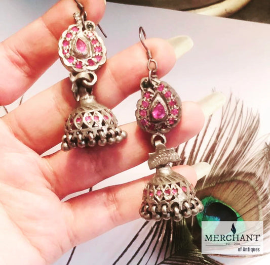 Antique Silver Earrings