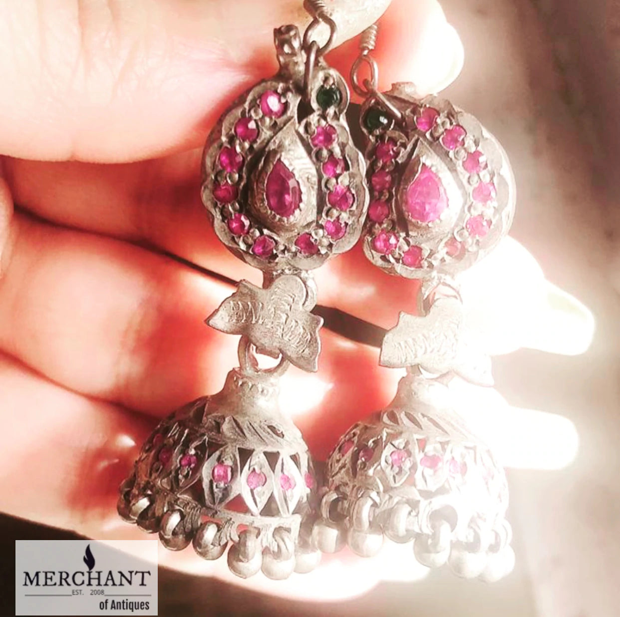 Antique Silver Earrings