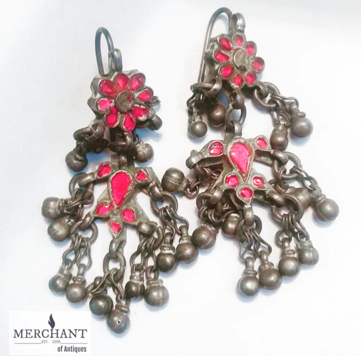 Antique Silver Earrings