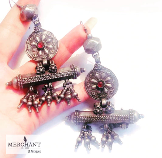 Antique Silver Earrings