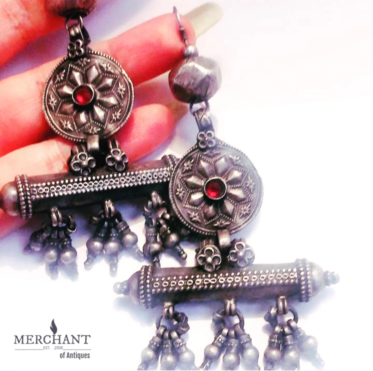 Antique Silver Earrings