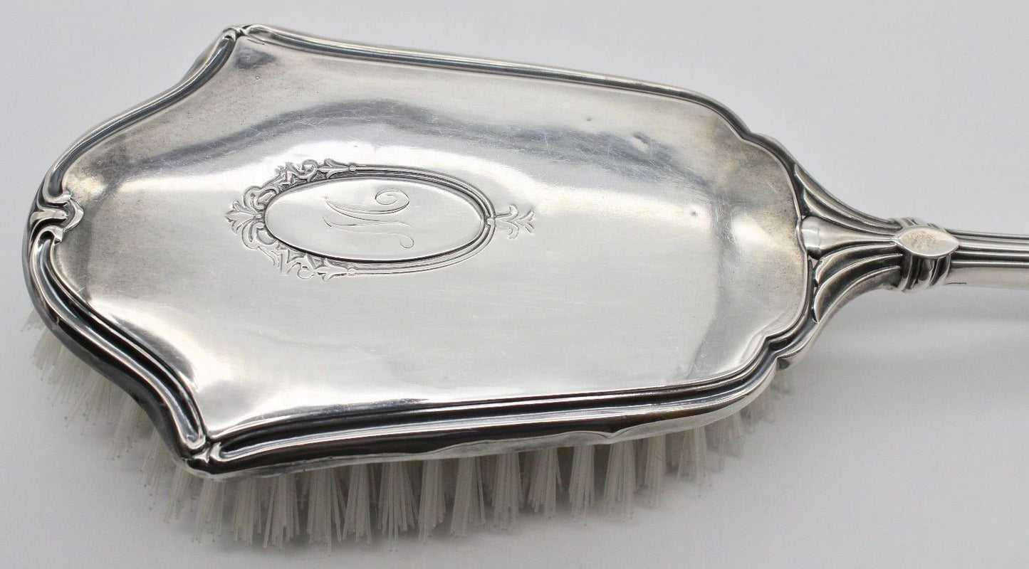 Webster Co. Sterling Silver Hairbrush " M" Monogram