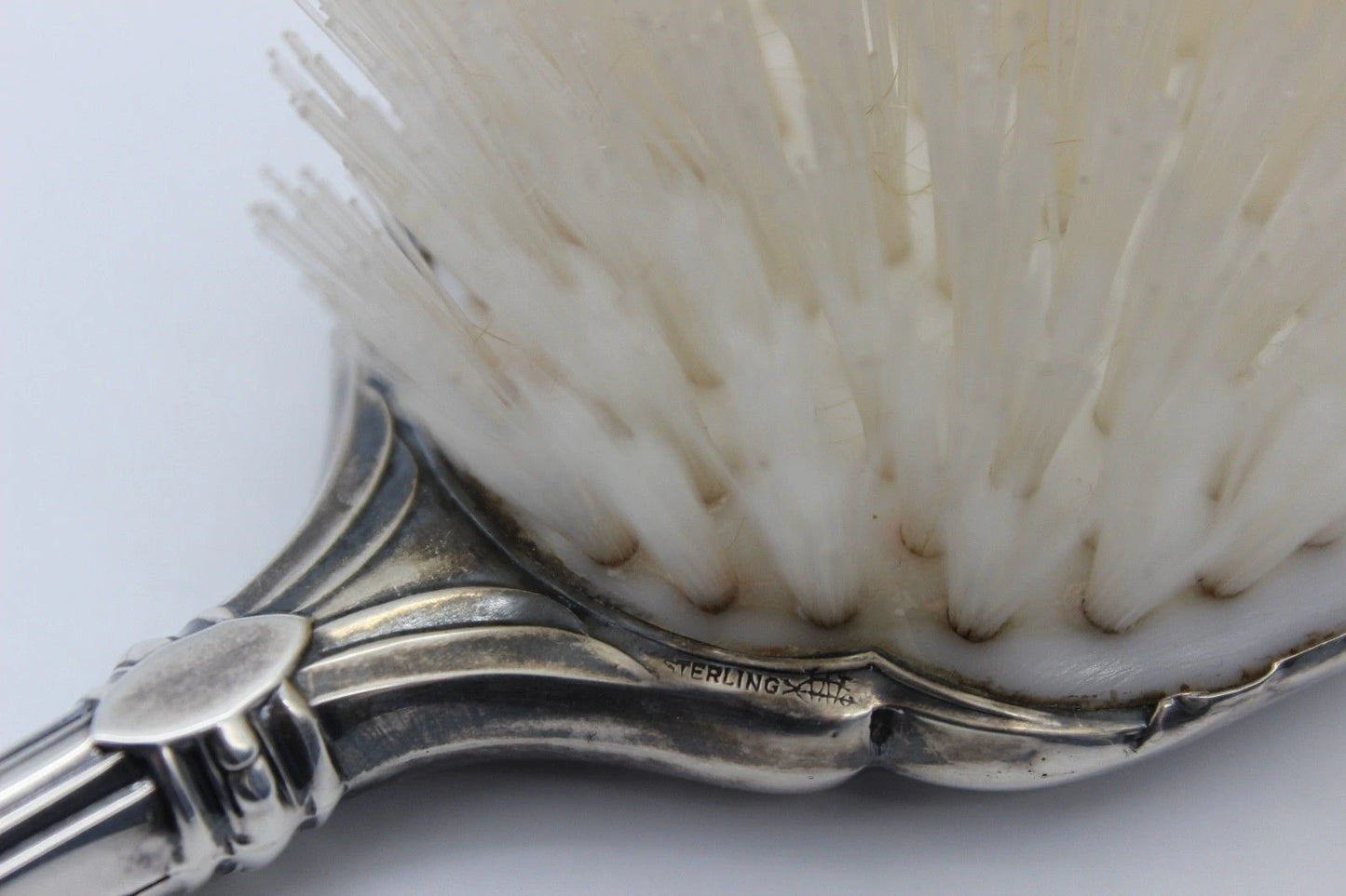 Webster Co. Sterling Silver Hairbrush " M" Monogram