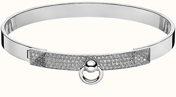 Hermes Collier De Chien 18KWhite Gold and Diamond Bracelet