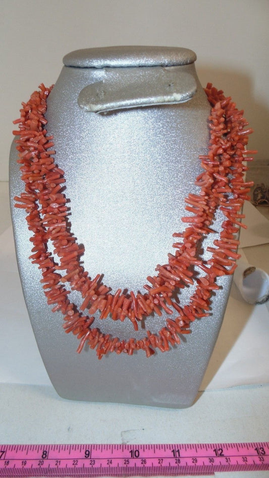 Vintage Strung Coral Necklace