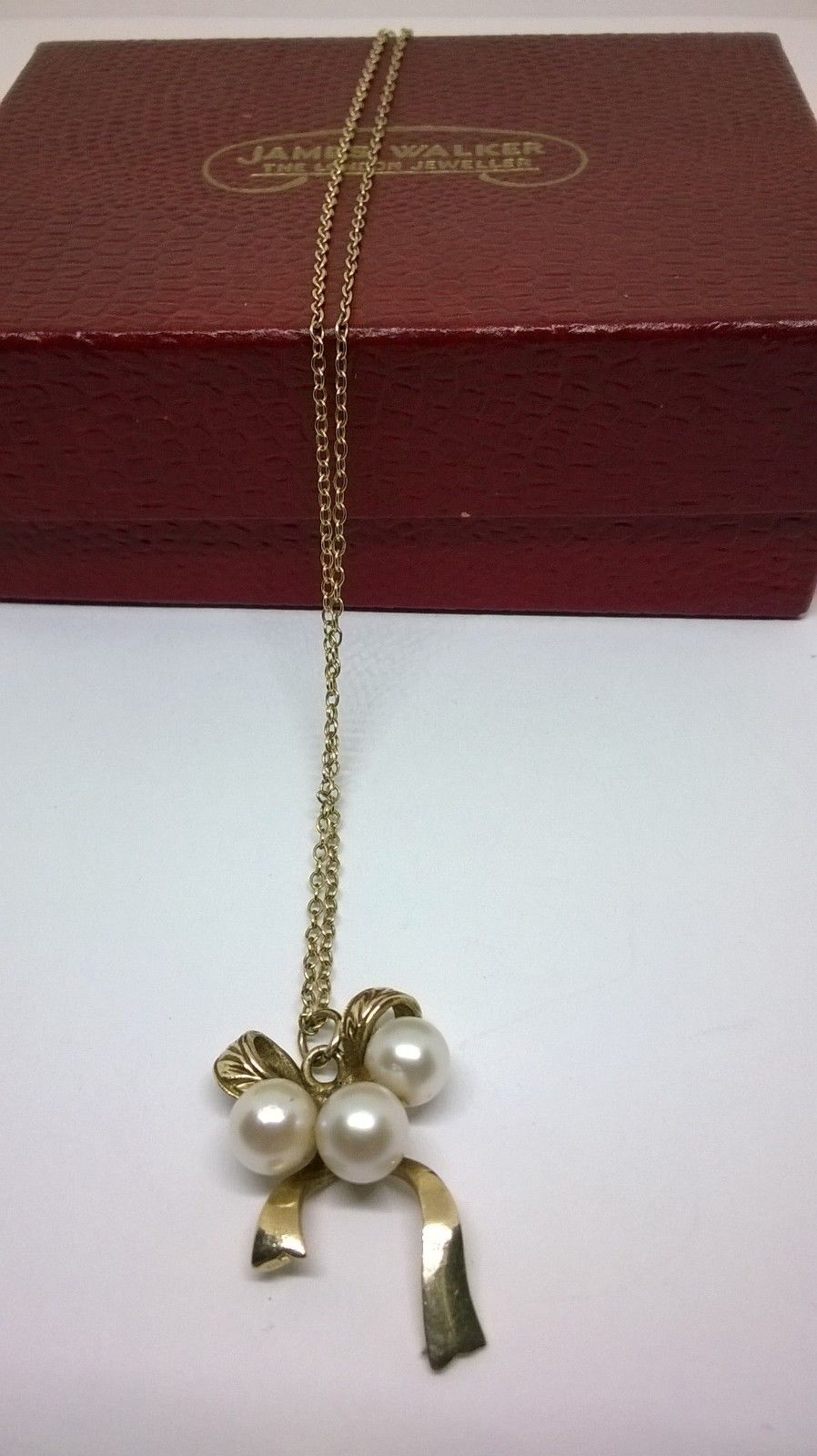 9ct Yellow Gold Antique Pearl Necklace