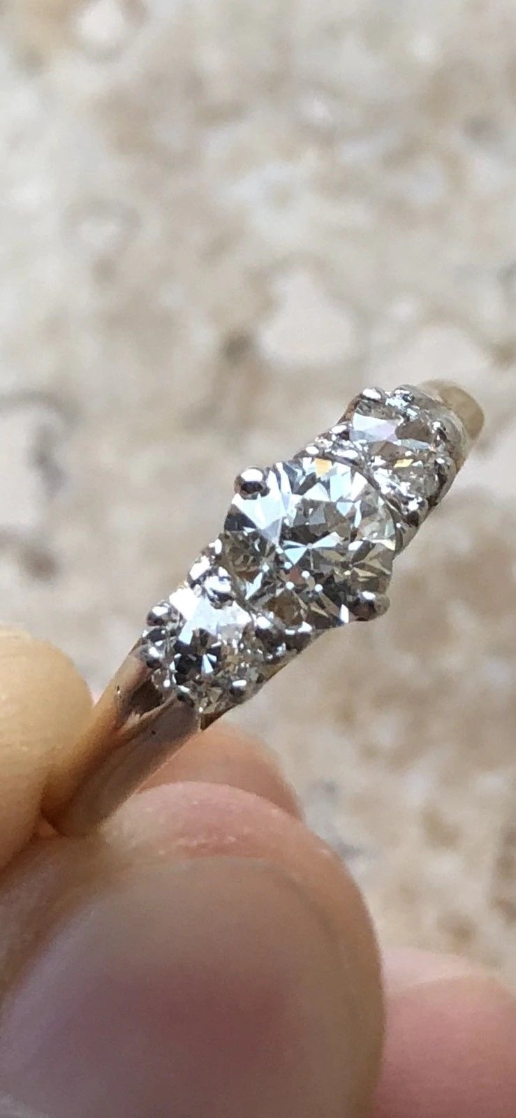 Antique Diamond Ring in 18CT Yellow Gold