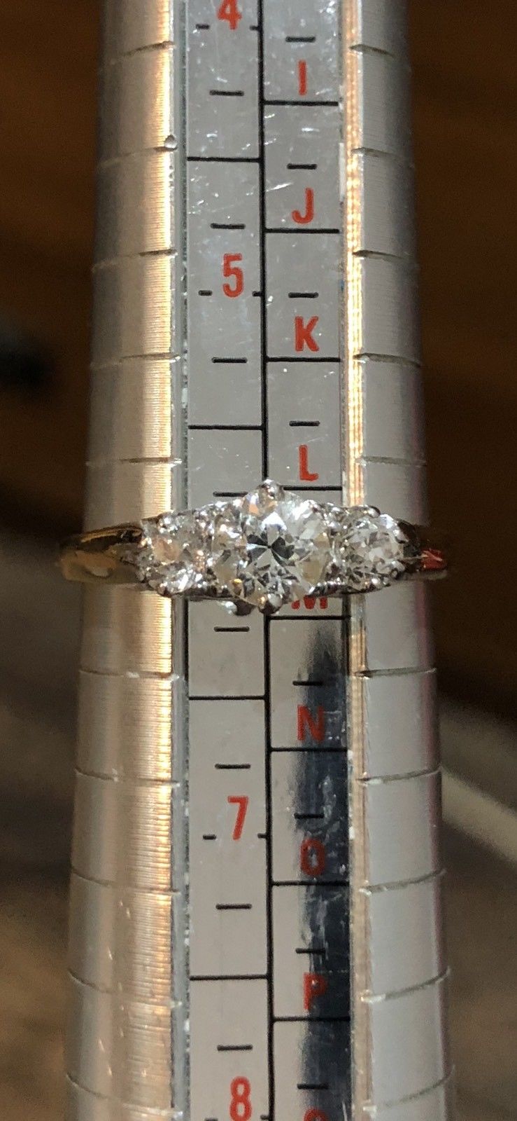 Antique Diamond Ring in 18CT Yellow Gold